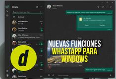Cuáles son las novedades de WhatsApp para Windows tras su última actualización