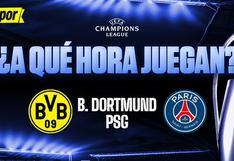 A qué hora juegan Dortmund vs PSG hoy por Champions League