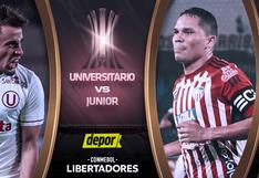 Universitario vs Junior EN VIVO vía ESPN: minuto a minuto por la Copa Libertadores