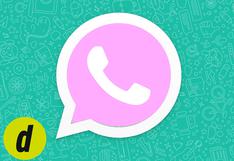 Cómo obtener WhatsApp Rosado en tu celular Android